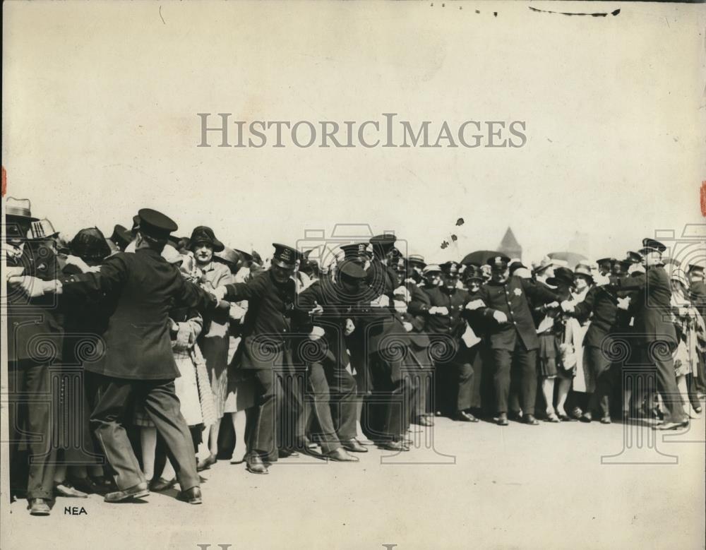 1925 Press Photo Crowds at Eucharistic Congress. - Historic Images
