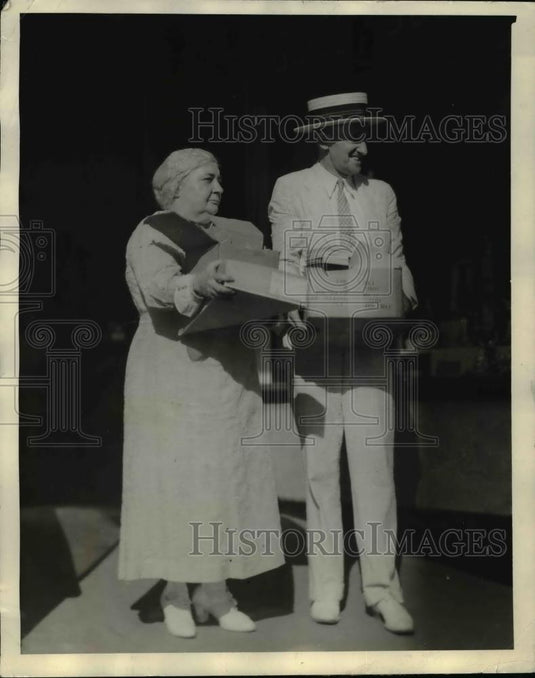 1936 Press Photo Rev Mary Hubbert Ellis & Rev FW Garvin - Historic Images
