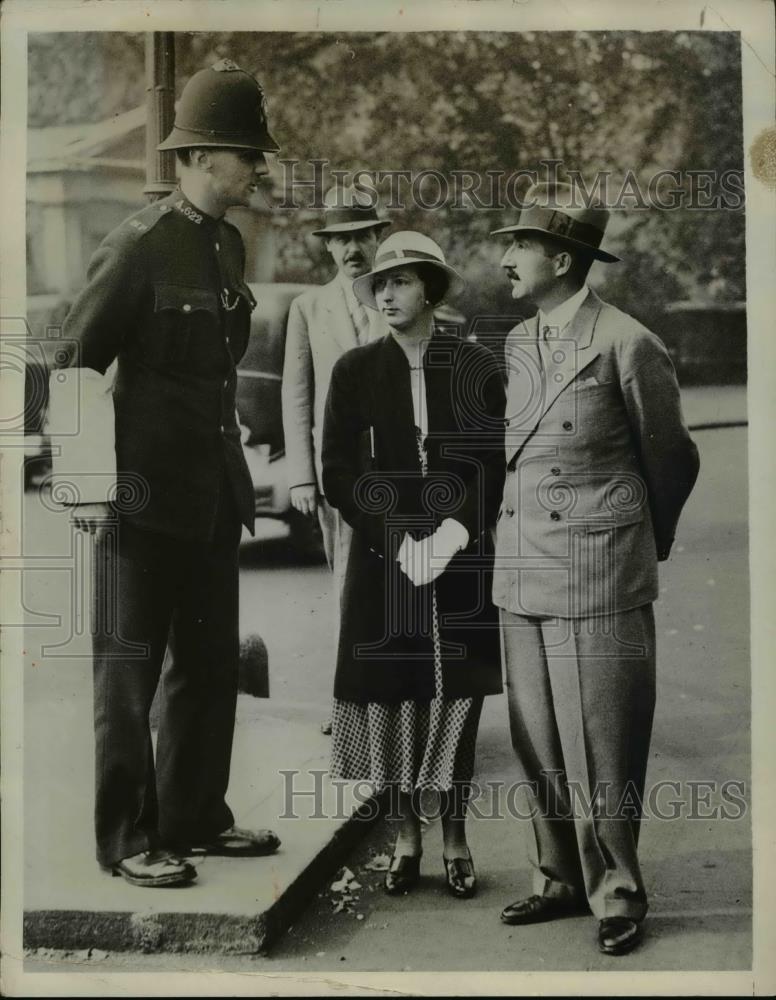 1927 Press Photo King Boris of Bulgaria and m Queen Giovanna arrive in London - Historic Images