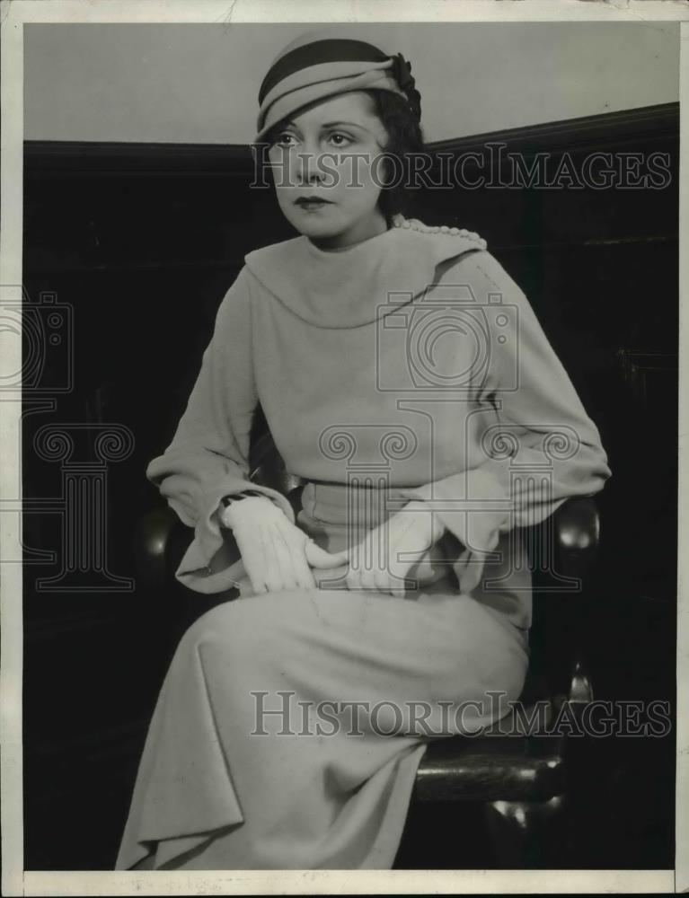 1932 Press Photo Mrs. Grace Garland asked $2000 a moth from millionaire husband - Historic Images