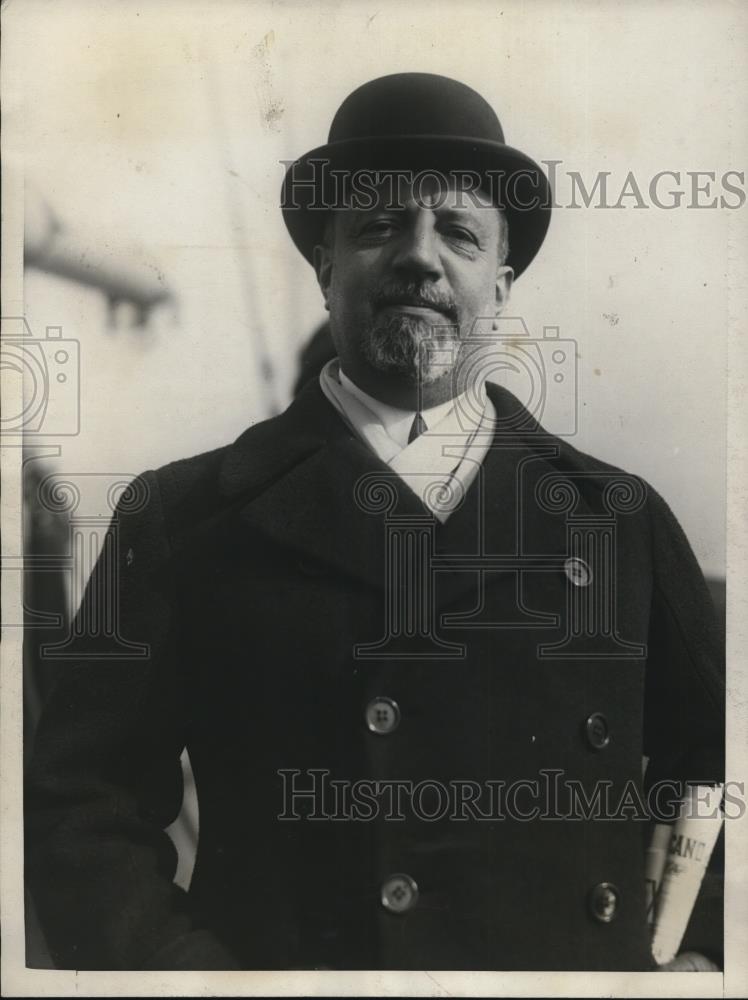 1925 Press Photo Count Giuseppe Volpi di Misurata, Italian Debt Commission - Historic Images