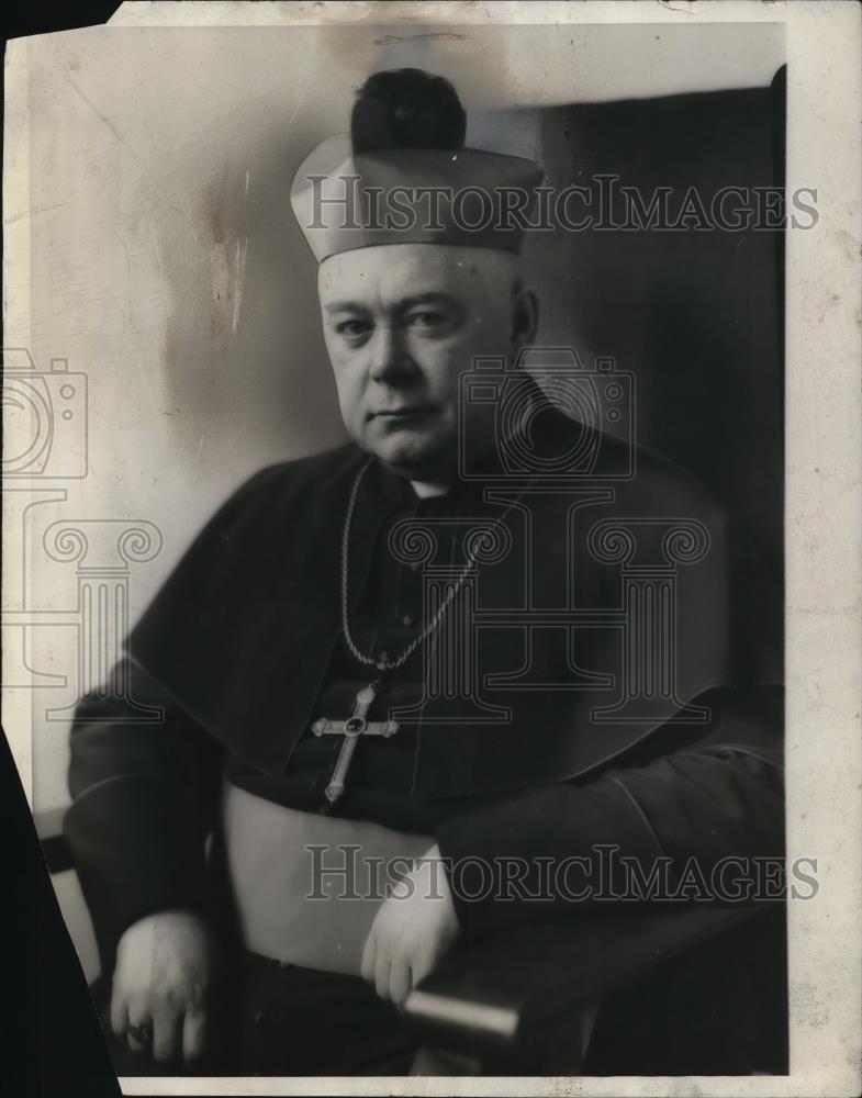 1932 Press Photo Bishop Thomas C. O&#39;Reilby - Historic Images