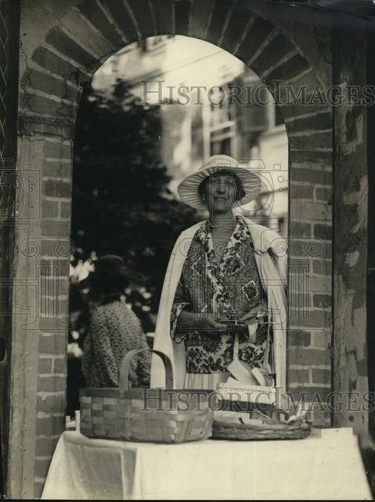 1923 Press Photo Madam Wallenberg, wife of Minister from Sweden - Historic Images