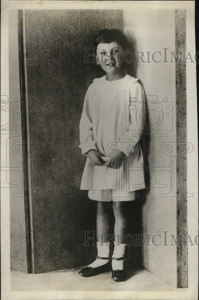 1929 Press Photo Lord Foley aged 4 peer of England - Historic Images