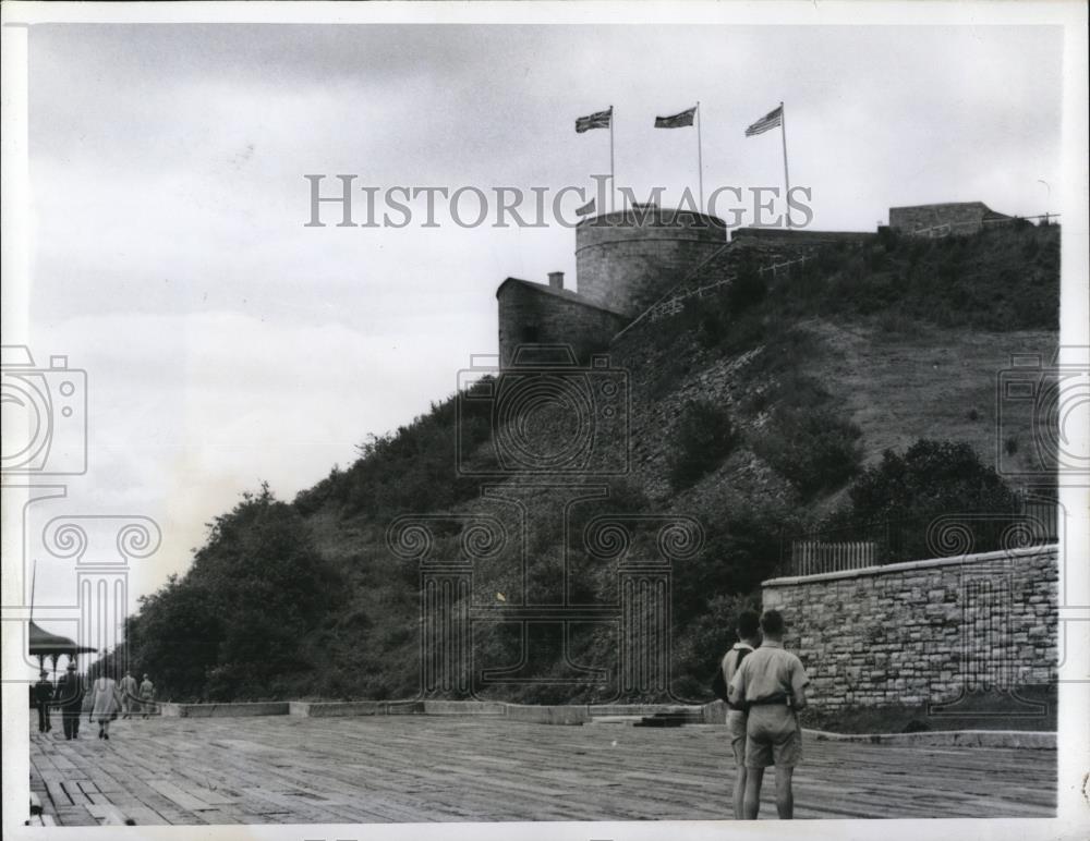 1943 Press Photo The Citadel in Quebec, Canada. - Historic Images