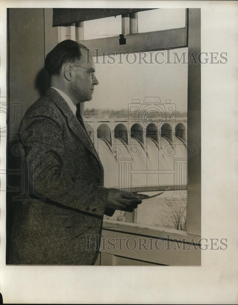 1933 Press Photo Capt. H.D.W. Riley US Engineer - Historic Images