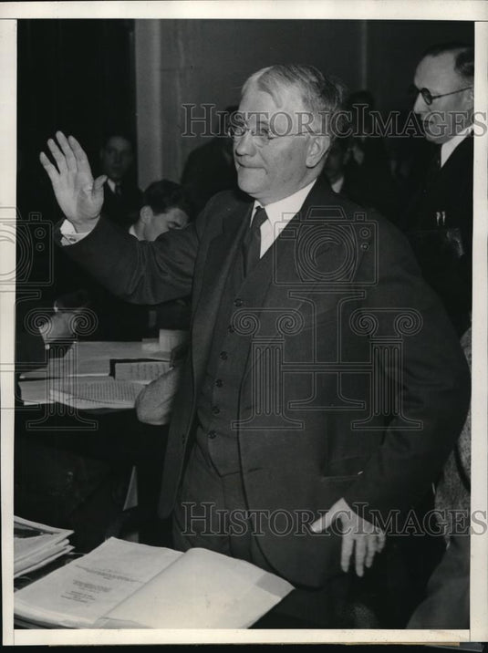 1934 Press Photo Manley O. Hudson, Professor of International Law - Historic Images