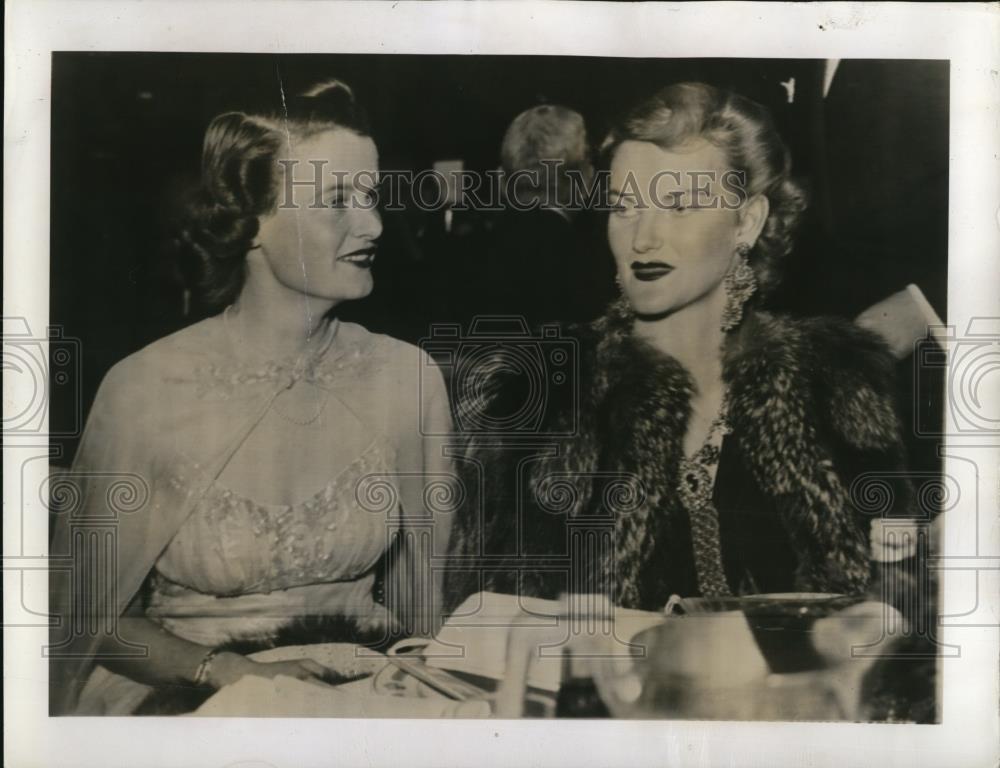 1940 Press Photo Among lovely guests at Jackson Day dinner in Washington, - Historic Images