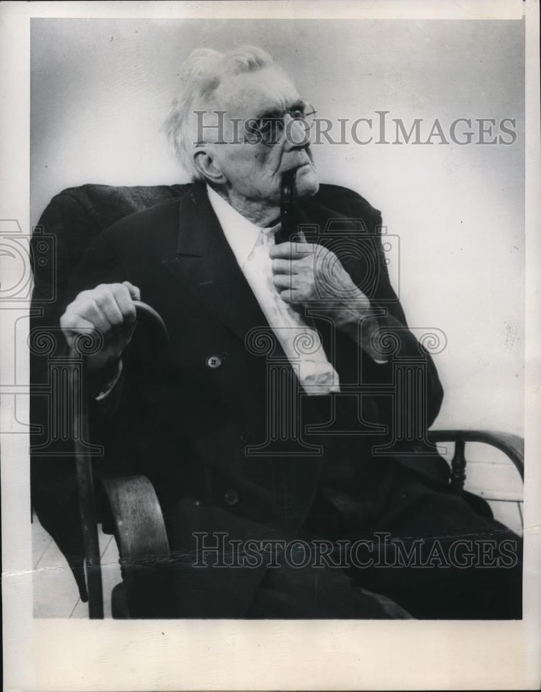 1950 Press Photo Onetime riverboat pilot Robert Boyd turned 100 - Historic Images