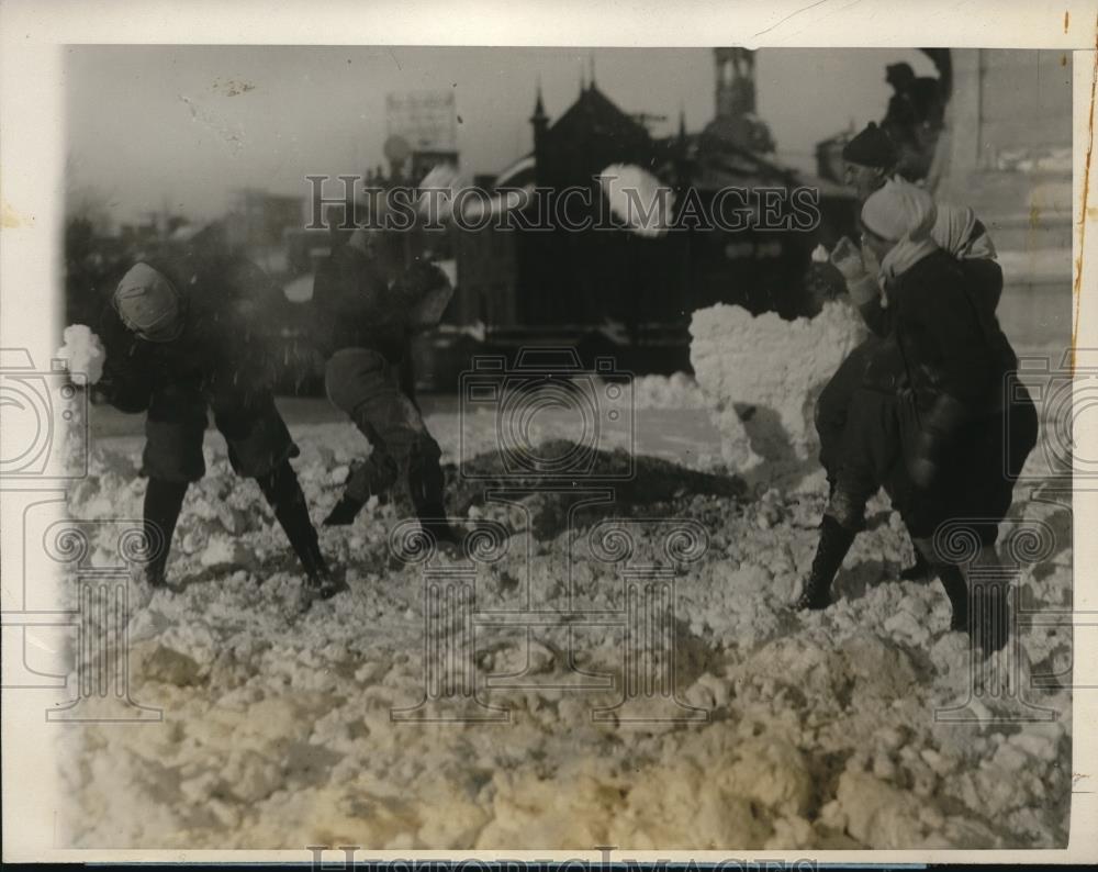 1927 Press Photo Winter Sport - Historic Images