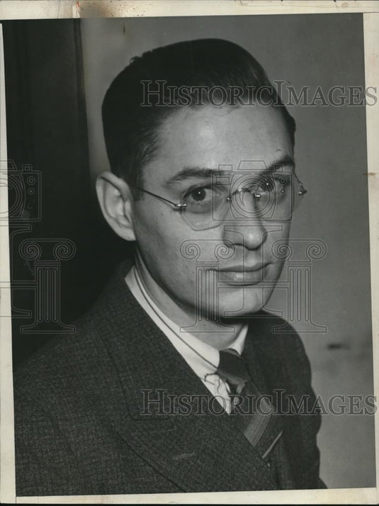 1938 Press Photo Max Riddle NEA Sports Contributor - Historic Images