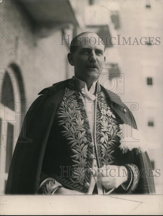 1921 Press Photo Minister from Sweden received by the president - Historic Images