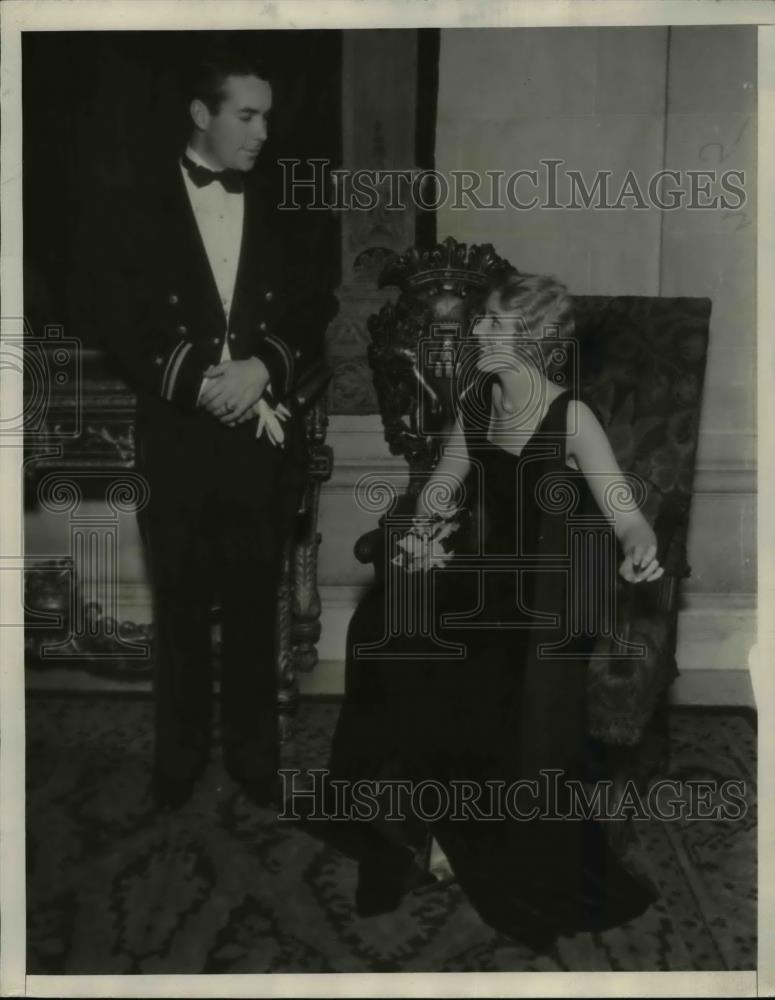 1936 Press Photo hester Laming & Donald McDonald - Historic Images