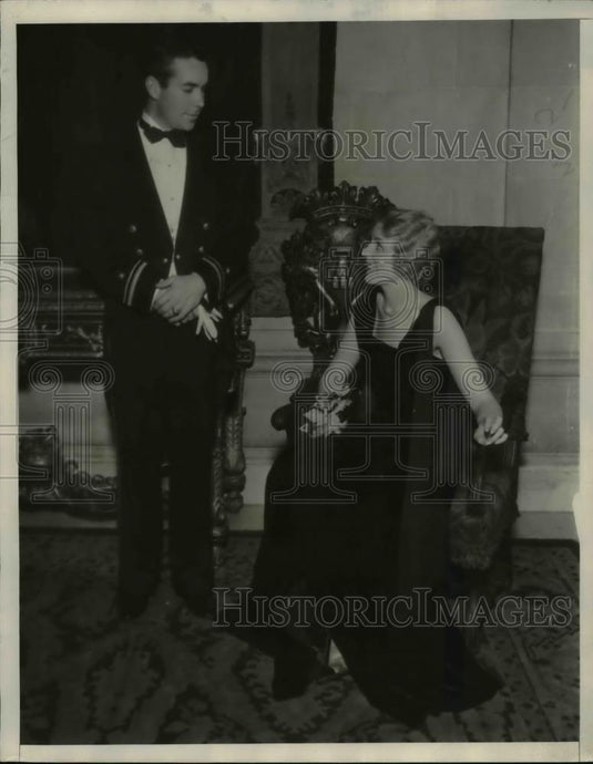 1936 Press Photo hester Laming & Donald McDonald - Historic Images