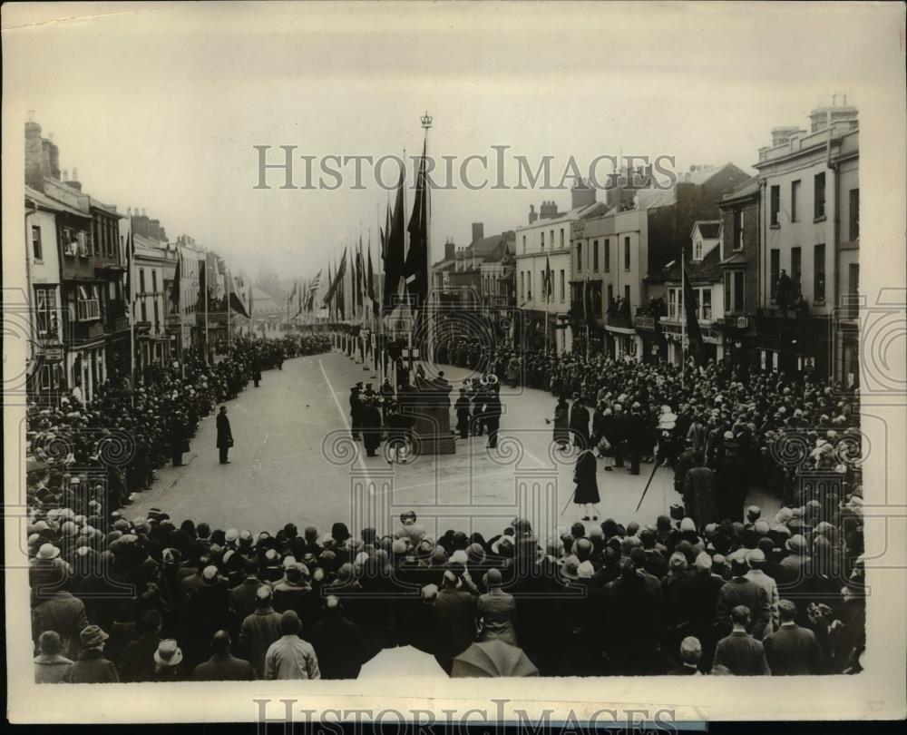 1928 Press Photo The Shakespeare anniversary celebration at Stratford - Historic Images