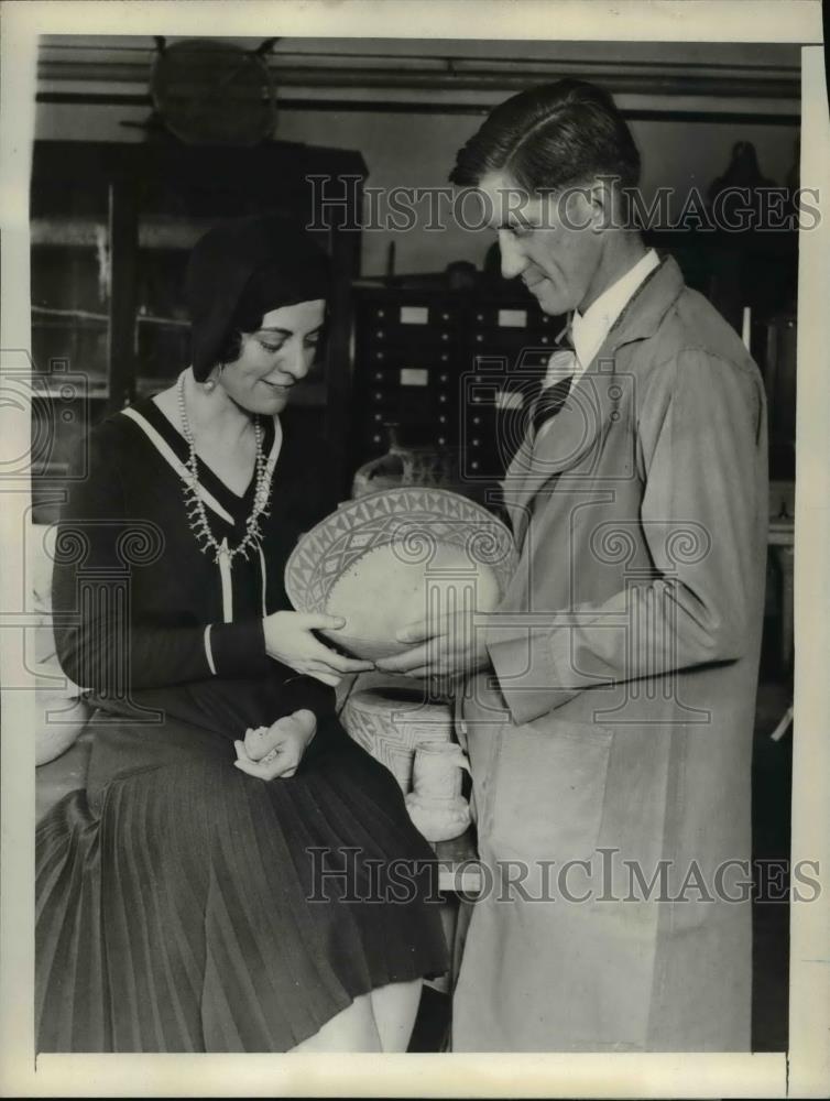 1930 Press Photo Dr Paul S Martin Field Museum of Chicago, Evelyn Lloyd - Historic Images