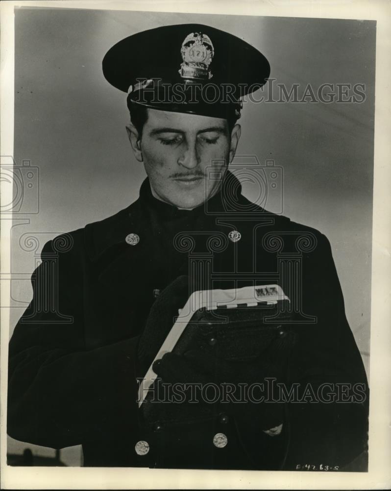 1944 Press Photo Edward Glawe Pearl Harbor Artillery Veterans Division Hudson - Historic Images