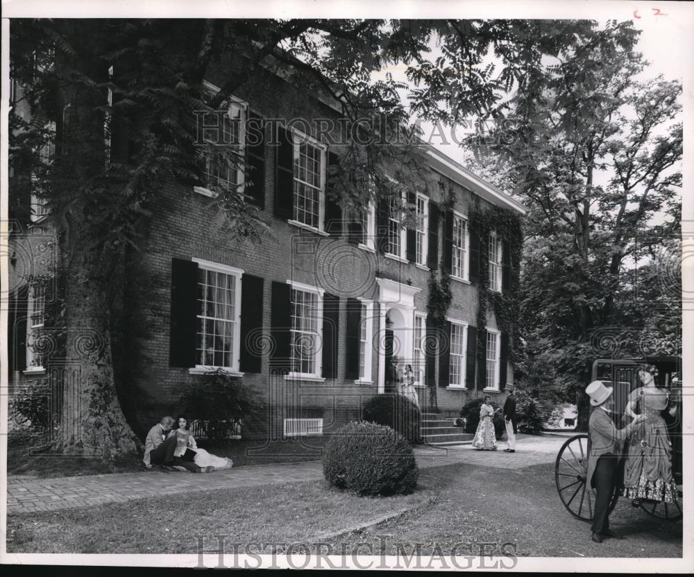 1962 Press Photo My Old Kentucky Home at Bardstown, Kentucky. Widely known due - Historic Images