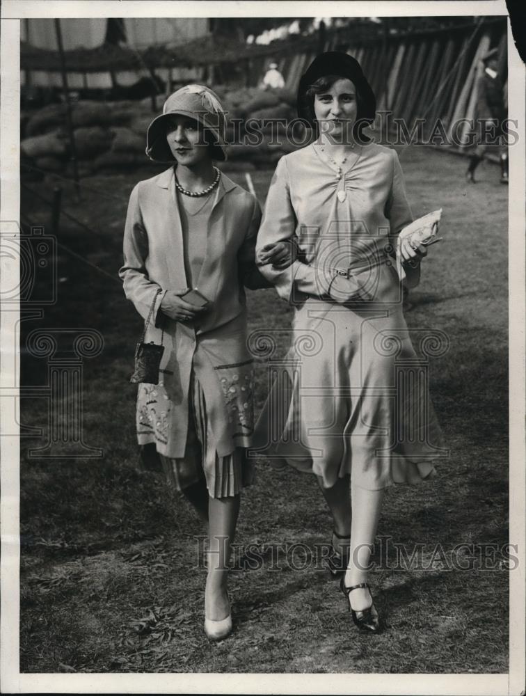 1930 Press Photo Maria Medina daughter of Bolivian Minister and Maria Sacasa - Historic Images