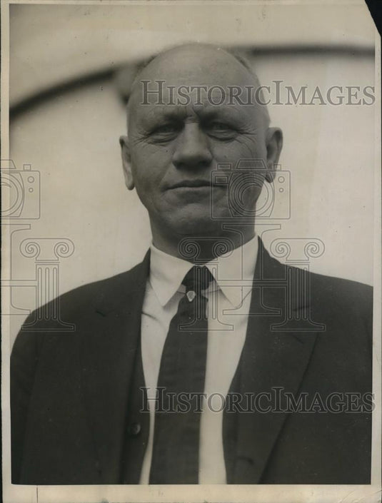 1924 Press Photo Rev. G A Brandelle of rock Island Ill President of the American - Historic Images