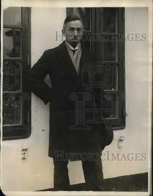 1926 Press Photo NYC Captain Horochi Suzuki Japanese Navy - Historic Images