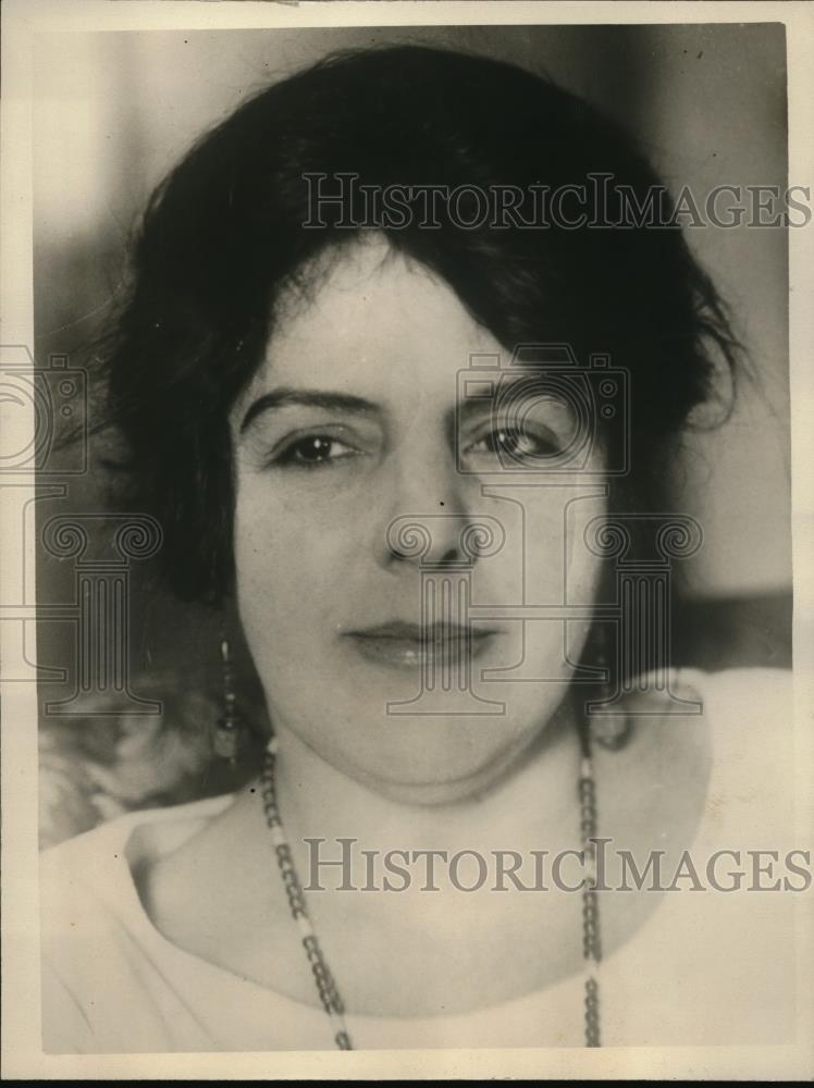 1925 Press Photo Mrs Berta de Selva de Balyeat Nicaraguan consul in Calif - Historic Images