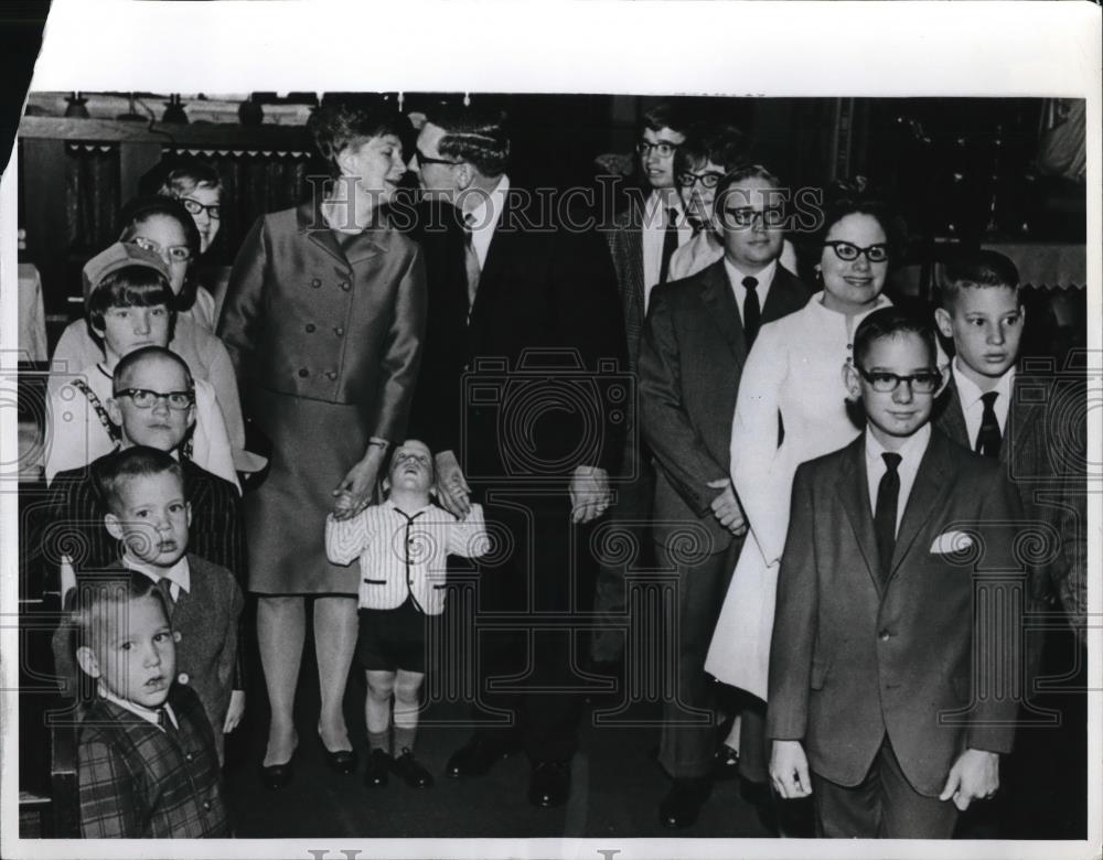 1968 Press Photo Mrs. Marie Relihan becomes the bride of Raymond Wiehagen - Historic Images