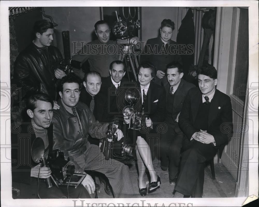 1945 Press Photo Photographers of Big Three Foreign Ministers Conference - Historic Images