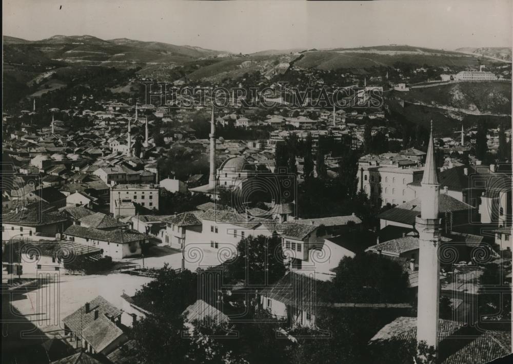 1934 Press Photo Sarajevo, The Bistrik Quarter - Historic Images