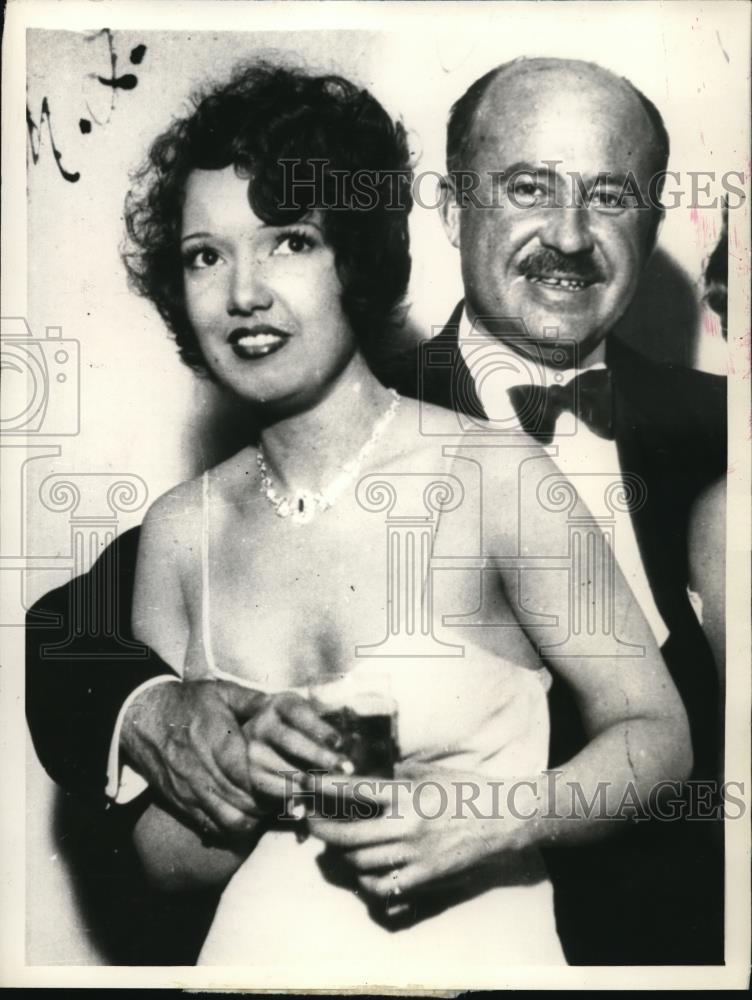 1933 Press Photo Chicago girl to marry Bey - Historic Images