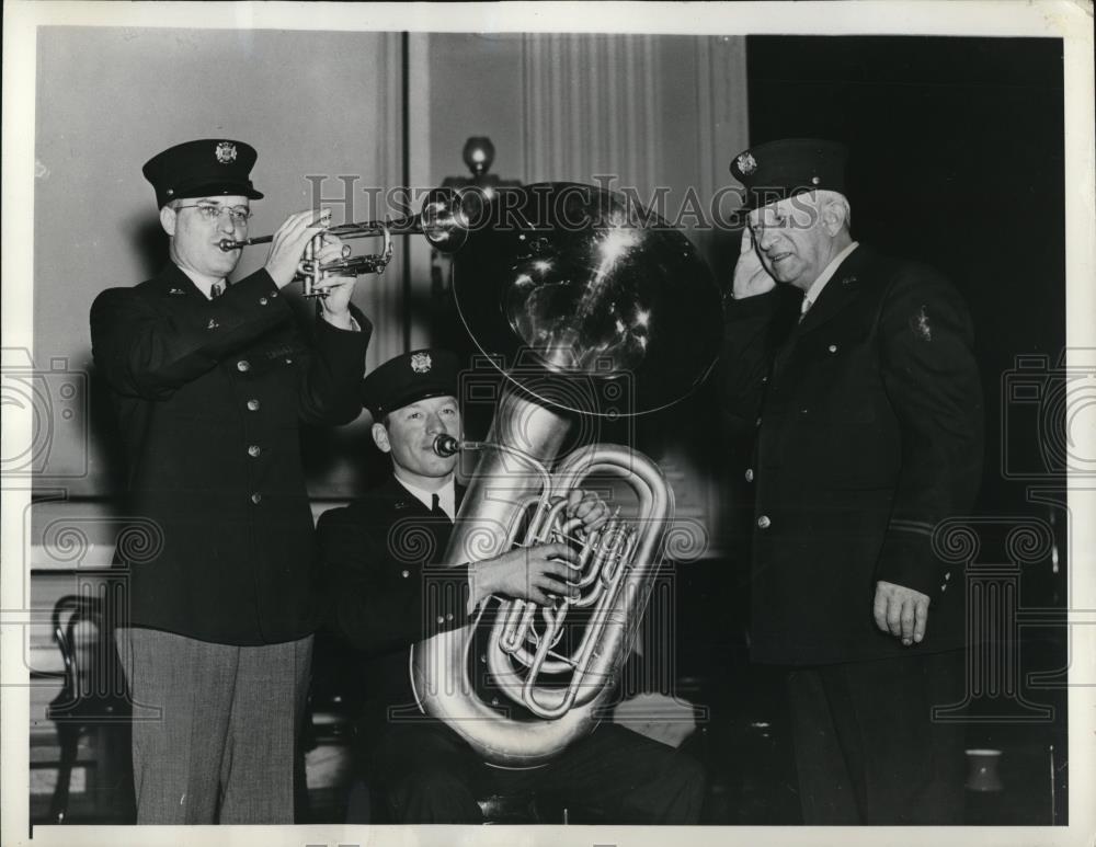 1936 Press Photo Robert Ramspeck, Fred Hilderbrandt, and E.B Smith - Historic Images