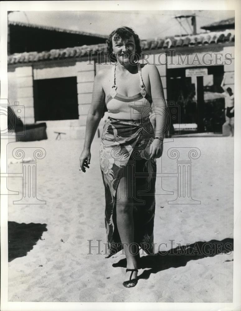 1935 Press Photo Miami Sojourner - Historic Images