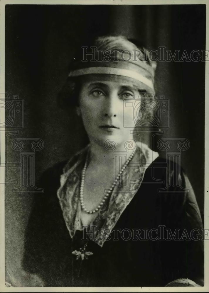 1926 Press Photo Lady Barlow, wife of Sir John Barlow - Historic Images