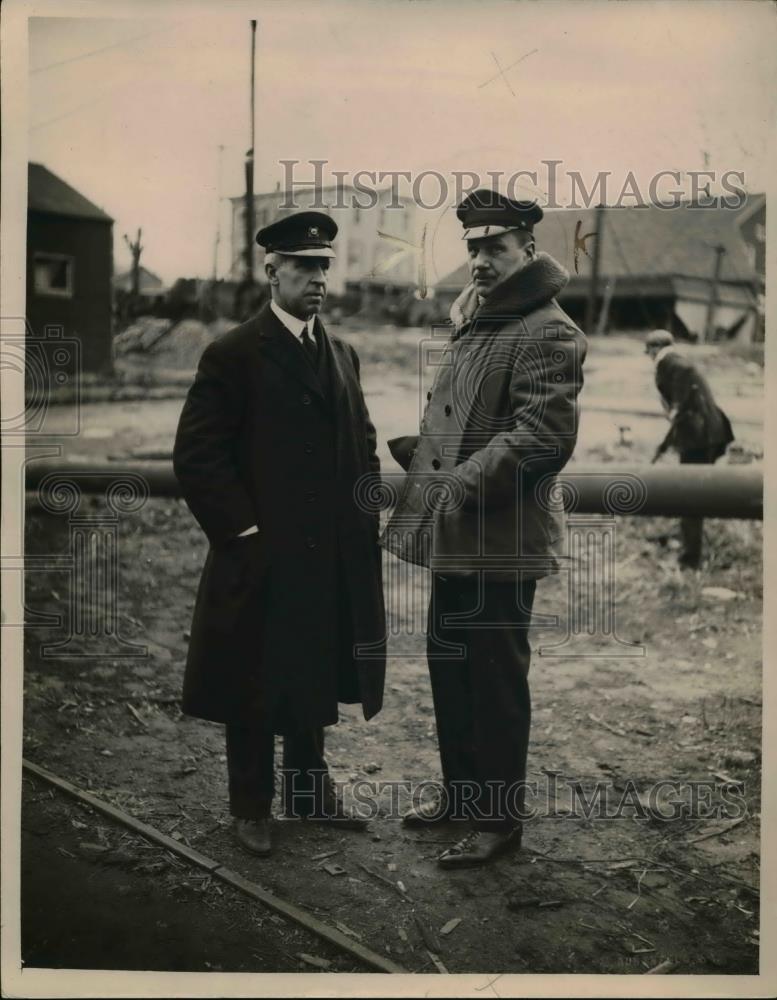 1921 Press Photo William B. Shearer, Navy Designer &amp; Architect Frank K. Lord - Historic Images