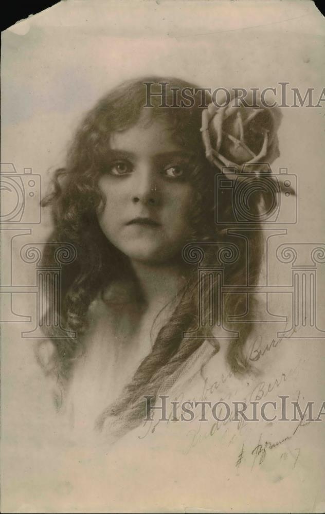 1919 Press Photo Portrait of Audrey Berry - Historic Images