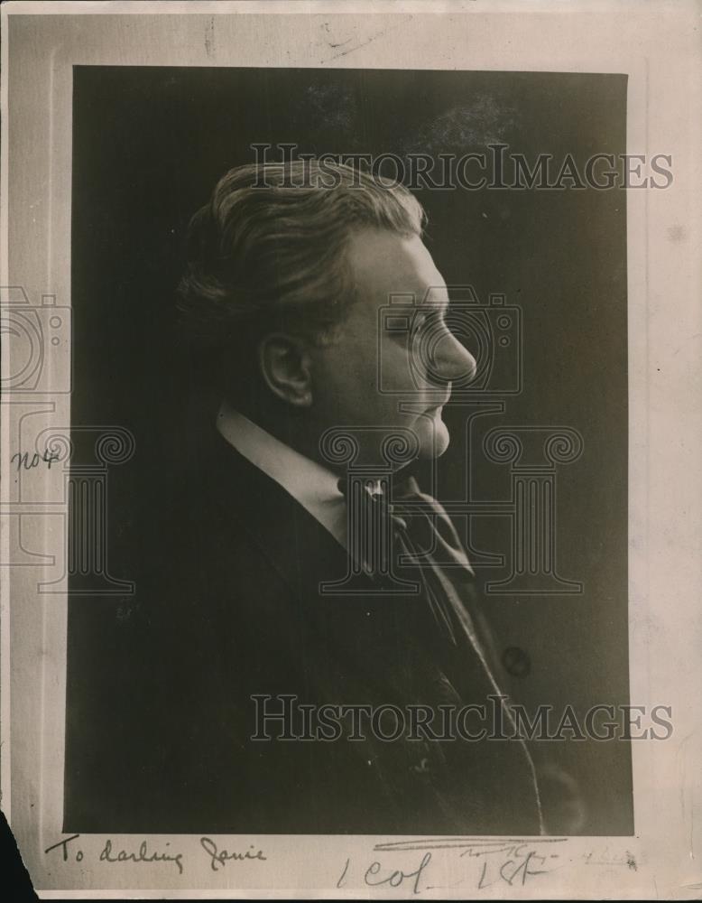 1920 Press Photo W. De Kay, father of Jeanne A. De Kay - Historic Images