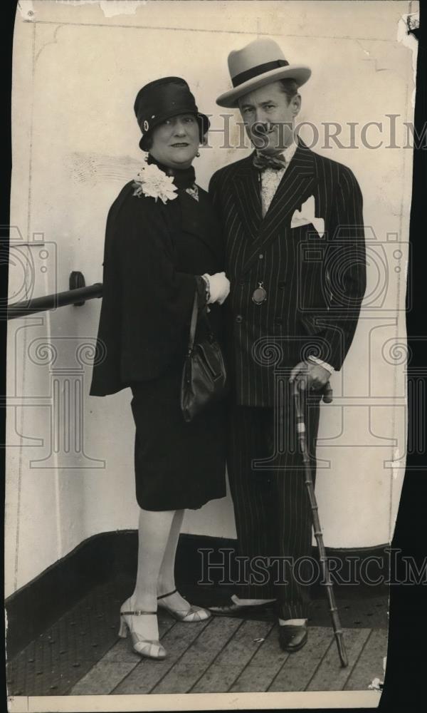 1926 Press Photo Mr and Mrs Roy Howard, New York - Historic Images