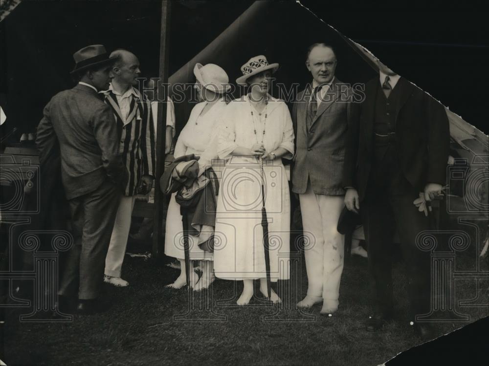 1922 Press Photo SW Mifflin, Mr sRoughton, Lady Geddes, JJ Broderick - Historic Images