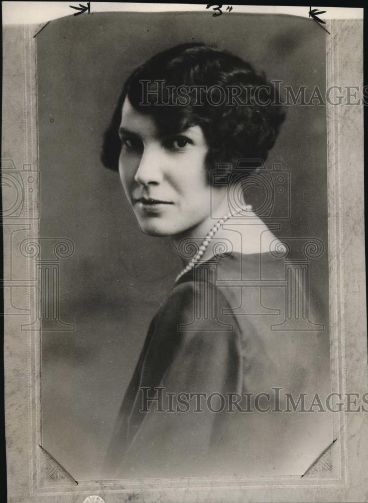 1928 Press Photo Florence Mounkes Kansas Banker - Historic Images