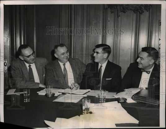 1957 Press Photo Faculty representatives - Historic Images