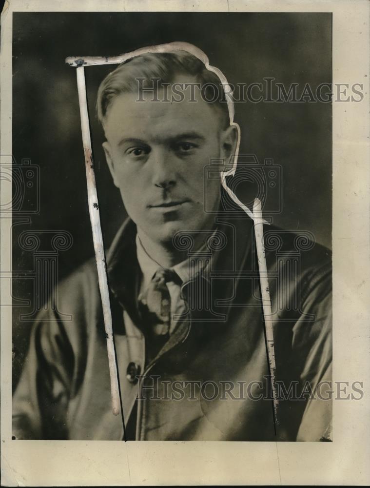 1927 Press Photo W. Brinkinain, Chicago bricklayer who sued her wife for alimony - Historic Images