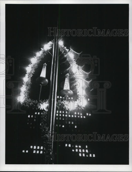 Undated Press Photo Erieview Tower Mall with Erieview Tower in background - Historic Images