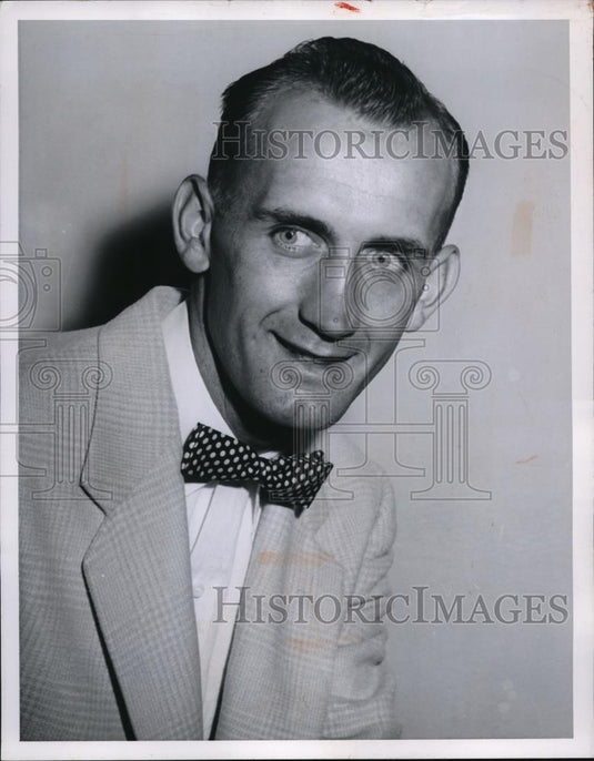 1955 Press Photo George Becka, The Press Sandlot Star - Historic Images