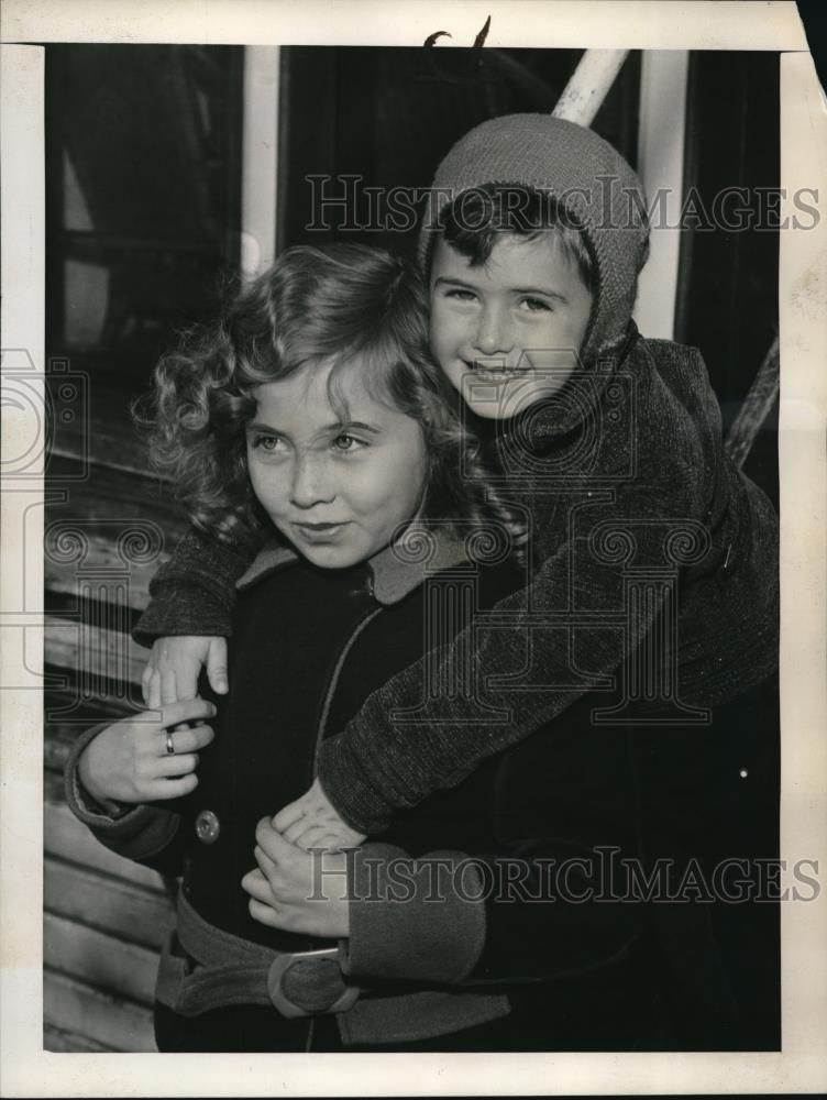 1938 Press Photo Jersey City New Jersey Anita Robert Abrams Palistine Henry - Historic Images