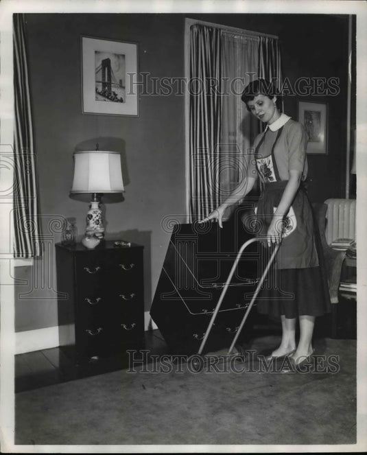 1953 Press Photo Hand Truck for Heavy Furniture - Historic Images
