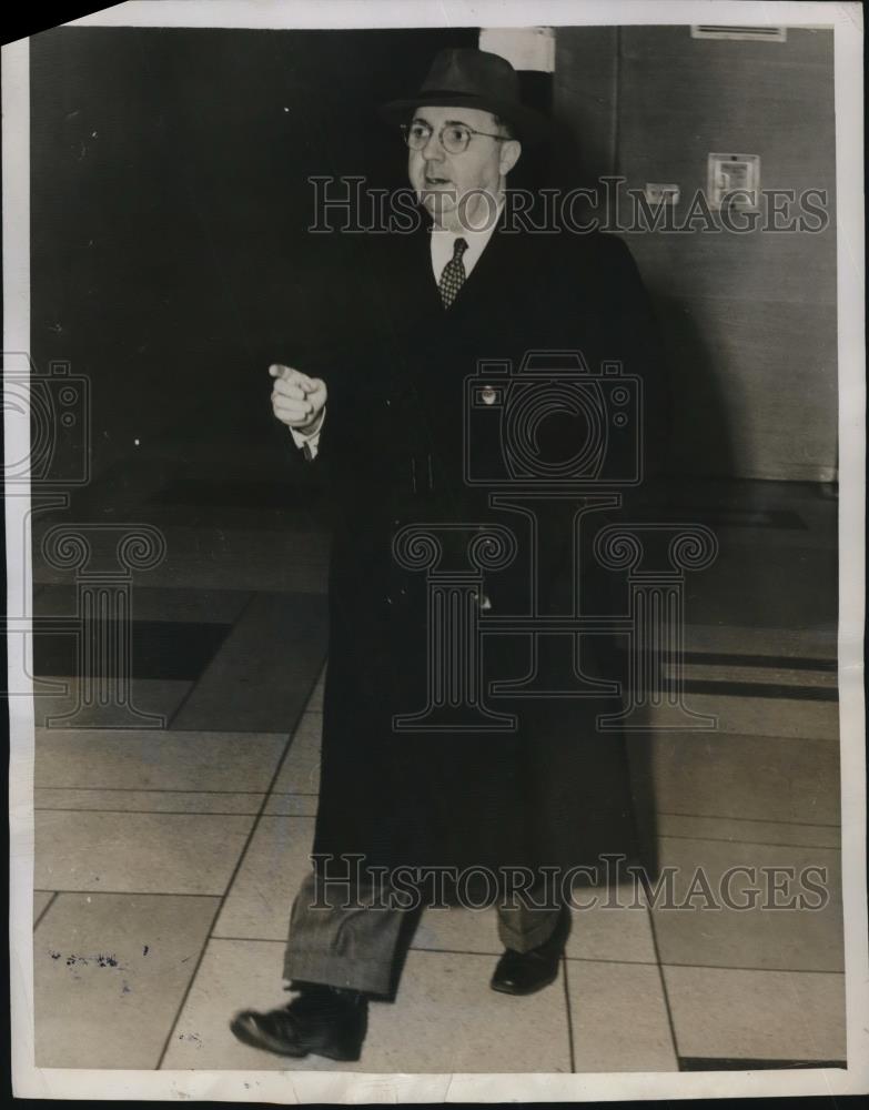 1948 Press Photo Norman J Griffin United States Commissioner In Philadelphia - Historic Images