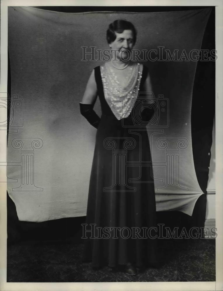 1933 Press Photo Mrs. J. Garmey - Historic Images