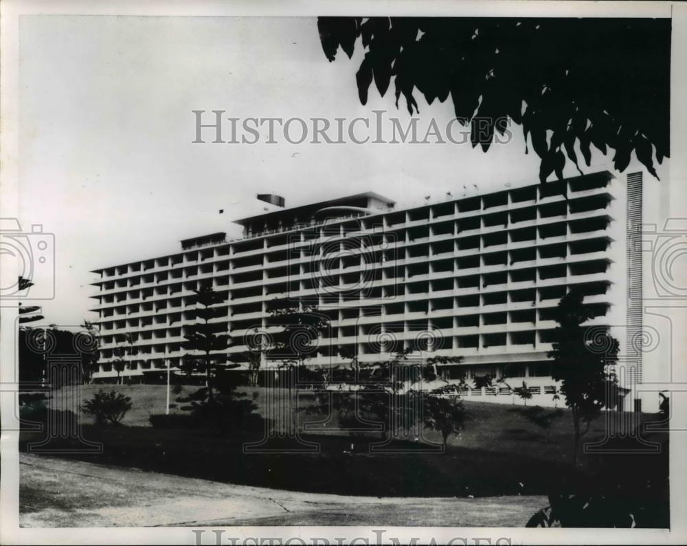 1956 Press Photo Hotel El Panama in Panama City - Historic Images