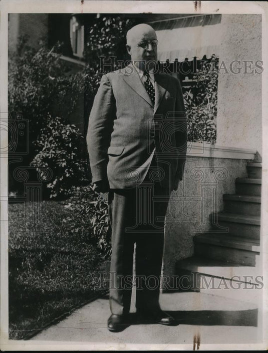 1935 Press Photo William Aferhart Canada - Historic Images