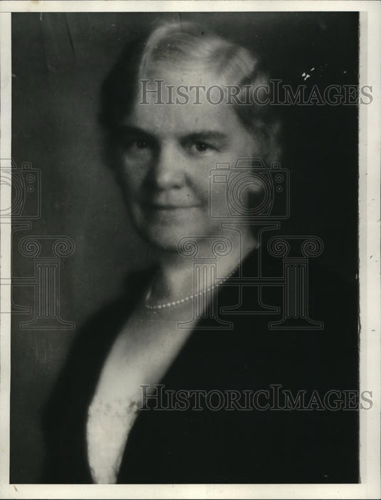 1933 Press Photo Portrait of Dean Alice Bradley - Historic Images